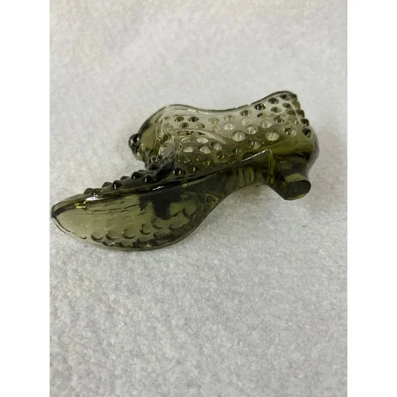 Fenton‎ Art Glass Hobnail Shoe Slipper Figurine Collectible Decor - Picture 4 of 6